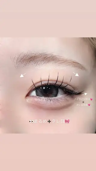 マツエク・マツパ 山本 恋乃香のヘアスタイル