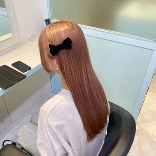 ロング カラー 🩷モテ髪＆透明感 🩷ミルクティー🩷のヘアスタイル