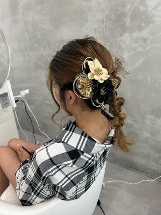 ヘアアレンジ 透明感カラー/メンズ /ボブKanna🪄のヘアスタイル