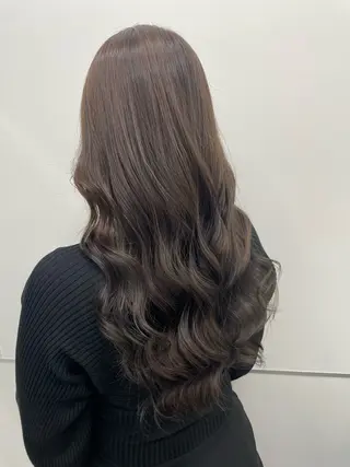 セミロング カラー 💗艶×髪改善カラー 特化💗AYAKIのヘアスタイル