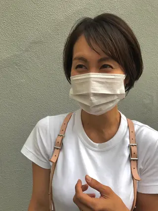 ショート さの あやねのヘアスタイル