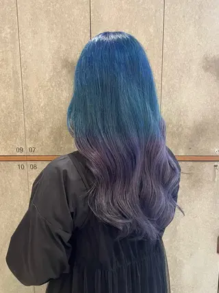 ロング カラー 𝒚𝒖-𝒓𝒊 ⸝⋆艶color🌙のヘアスタイル