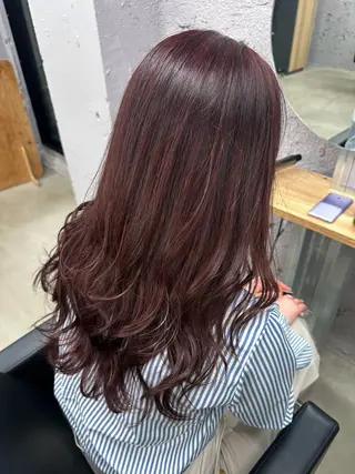 ロング カラー 清水 遥香のヘアスタイル