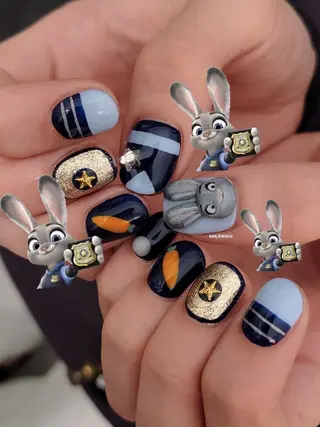 ネイル 3dパーツ/流行り 👧shushu❤️のネイルデザイン