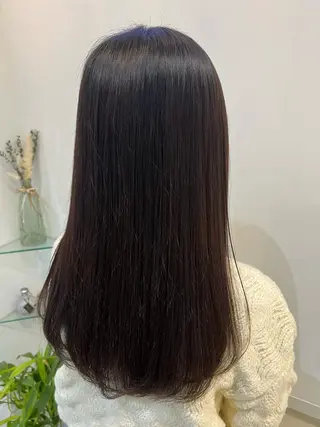 カラー ブリーチしない暖色 カラー🥀杉 優菜のヘアスタイル