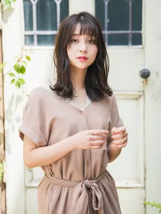 セミロング カラー パーマ ヘアアレンジ メンズパーマ特化🔥 ツイスパ/シャドウのヘアスタイル