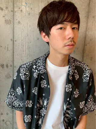 ショート パーマ メンズ HOODS所属・メンズ特化🔥木下 晃徳のヘアスタイル