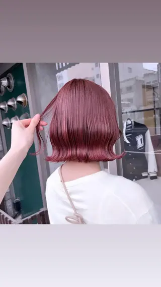 ショート カラー あ あのヘアスタイル