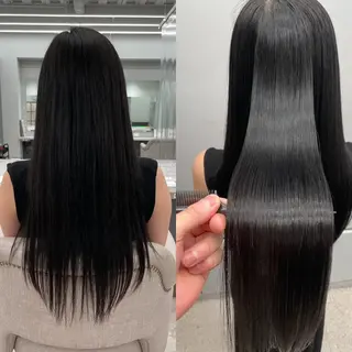 ロング 岡田 大樹のヘアスタイル