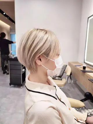 ショート 【似合わせ・レイヤー ・パーマ】海気のヘアスタイル