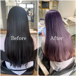 ロング カラー ムラ修正/ ハイトーン💖Riaのヘアスタイル