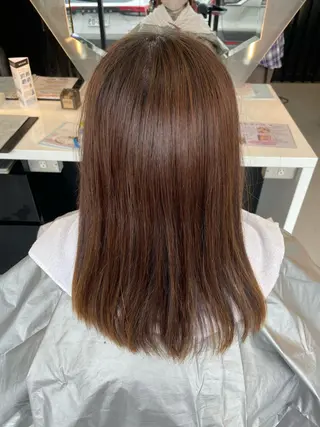 ロング 超透明感カラー🦋韓 国羽エクステ🪽🫧のヘアスタイル