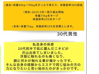 エステサロン pure  mother所属・小林 清美のエステ・リラクイメージ