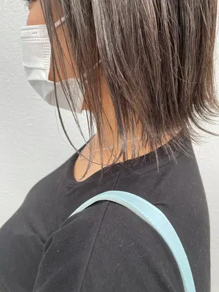 ミディアム C’LD hair  produce /シールドヘア所属・モテ髪/ボブ/ショー ト/アダチフウトのヘアスタイル