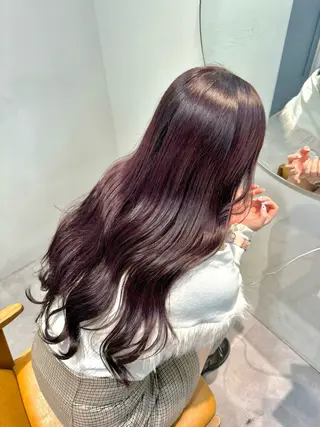 ロング カラー ayaka♡ 柔らかカラーのヘアスタイル