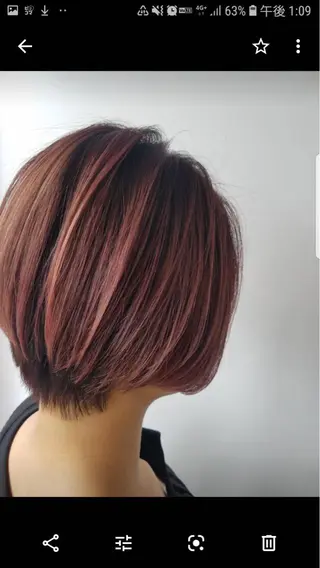 ショート カラー ✴️Siesta✴️ 髪質改善艶カラーのヘアスタイル