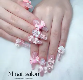 ネイル M🌷nail 長さだし専門店のネイルデザイン