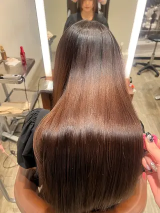 ロング カラー パーマ ナチュラル/インナー /牧野 佑菜のヘアスタイル