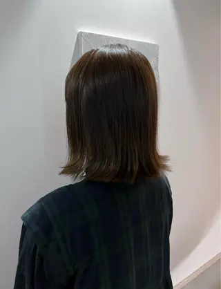 ミディアム カラー ブリーチモデル募集 古内柊のヘアスタイル