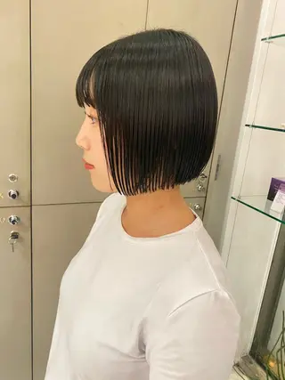 ショート ｱｵﾇﾏﾐﾕ☁️ /ボブ/ハイトーン/のヘアスタイル