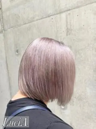 ロング ヘアアレンジ カラー エクステ LuciAのヘアスタイル