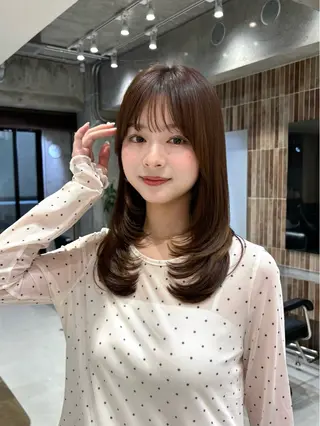 セミロング 横浜/レイヤーカット /yukari🌷のヘアスタイル