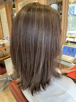 ミディアム カラー ✨横須賀髪質改善✨️ 加藤 百音のヘアスタイル