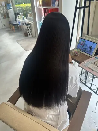 ロング 髪質改善AUSTIN登戸所属・ICHIKA/暖色 カラー / Wカラーのヘアスタイル