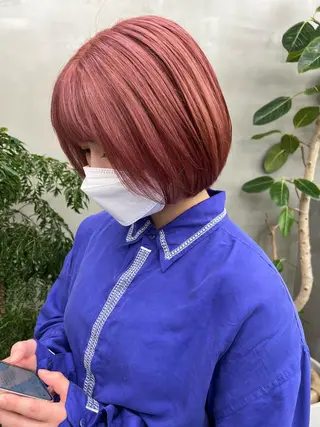 ショート カラー りん /ショート/ボブのヘアスタイル