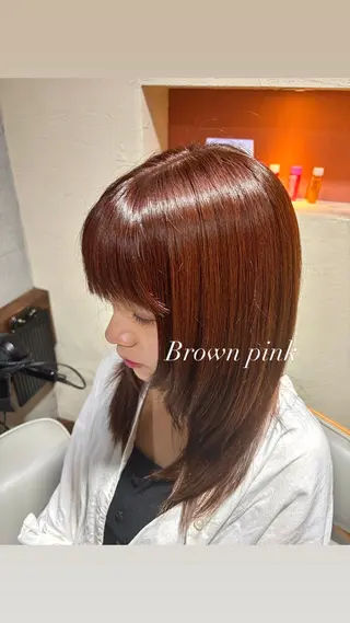 ミディアム カラー 横山 亮太のヘアスタイル