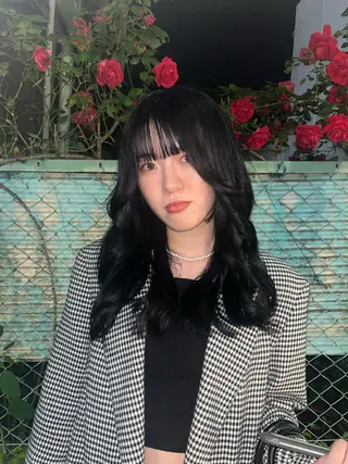 ロング カラー @kyoniyy KYONIのヘアスタイル