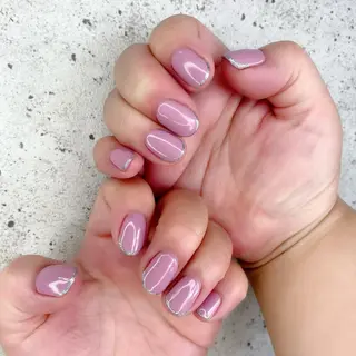 ミディアム カラー パーマ ヘアアレンジ メンズ キッズ ネイル マツエク・マツパ Salon Ｋのネイルデザイン