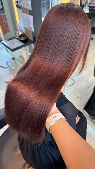 カラー miyu/ボブ/ 透明感カラー/栄のヘアスタイル