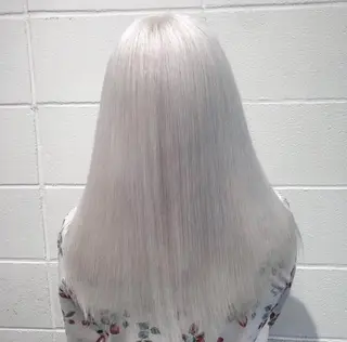 ロング カラー パーマ ヘアアレンジ メンズ nico TOKYO 渋谷所属・ブリーチ　ハイトーン 特化🌈フジタハルキのヘアスタイル