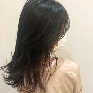 セミロング 銀座/レイヤーカット 🤍内野すみれのヘアスタイル