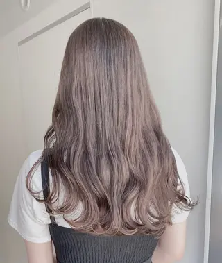 ロング カラー パーマ ♡透け感カラー 大賀哲平♡のヘアスタイル