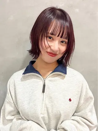 ミディアム Musee plume所属・荻野七菜子 ボブのヘアスタイル