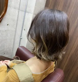 ミディアム カラー kico home 肥後橋店所属・似合わせレイヤー 阿波座/ふじむらのヘアスタイル