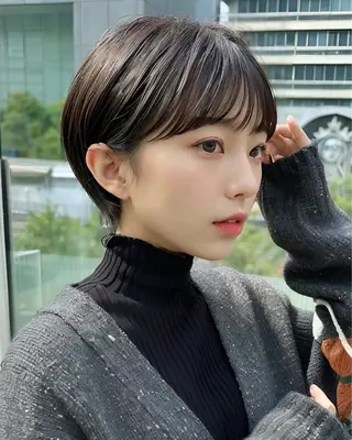 ショート カラー 女性が憧れる ショート/角田愛和のヘアスタイル