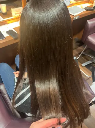 ロング 縮毛矯正/🍒ྀི ナカヤマミオ🍒ྀིのヘアスタイル