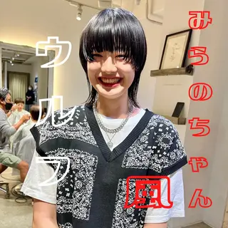 ショート 【ロングウルフカット 姫カット】伊藤裕哉のヘアスタイル