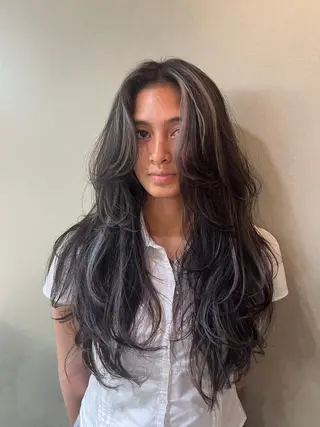 ロング カラー 💖梅田レイヤー💖 副店長Tsubasaのヘアスタイル