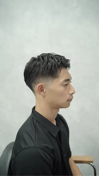 ショート メンズ GAKU /フェード /メンズ/難波のヘアスタイル