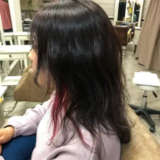 ミディアム カラー SALOWIN三軒茶屋店所属・髪質改善/艶髪 やまなかのヘアスタイル
