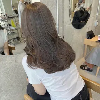 ロング カラー 🎀優姫 🎀  韓国レイヤーのヘアスタイル
