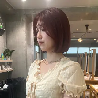 ショート ダン/メンズ/ 顔周り×透明感カラーのヘアスタイル