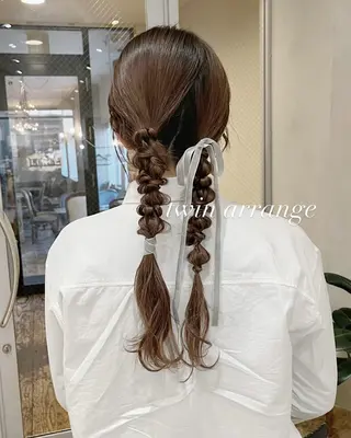 ヘアアレンジ nakahara madokaのヘアスタイル