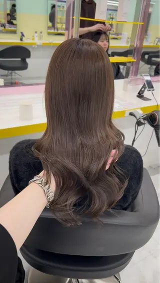 セミロング カラー レイヤー/韓国❣️ 髪質改善/亘紘輝のヘアスタイル