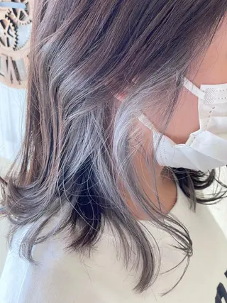 ミディアム カラー メンズ特化/パーマ指 名No.1/百瀬太郎のヘアスタイル