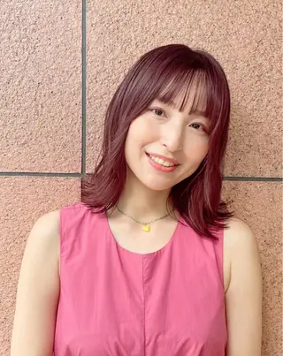 ミディアム Taguuu.所属・💎耳ツボジュエリー ＆ヘアサロン✂️のヘアスタイル